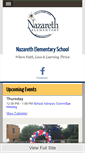 Mobile Screenshot of nazarethschools.org