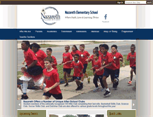 Tablet Screenshot of nazarethschools.org